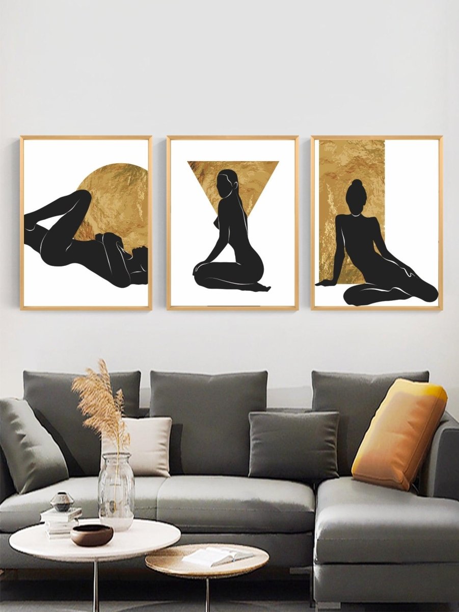 Buy 3pcs Figure Graphic Unframed Painting – Brand My Case