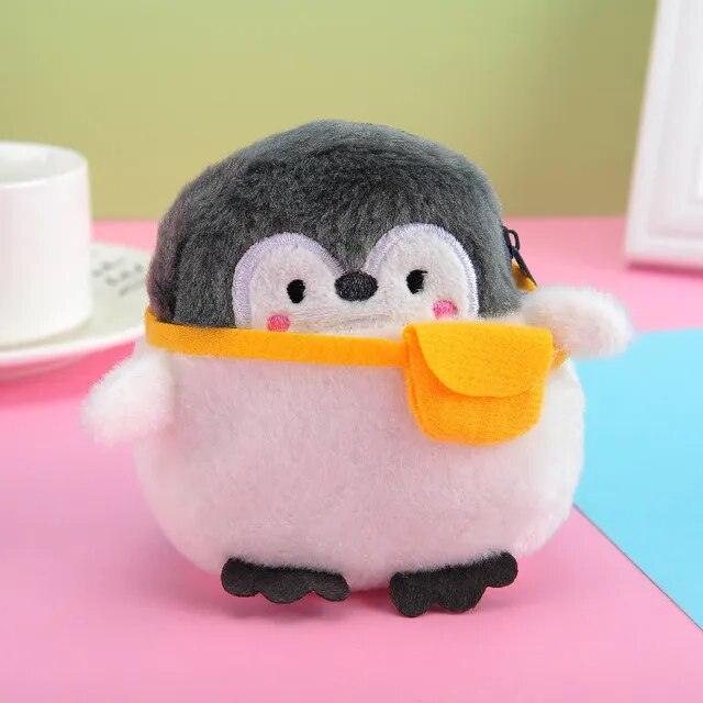 1 Pcs Cute Plush Purse for Coins Pencil Toys Bag Cartoon Women Coin Purse Mini Fruit Bag For USB Key Wallet - Brand My Case