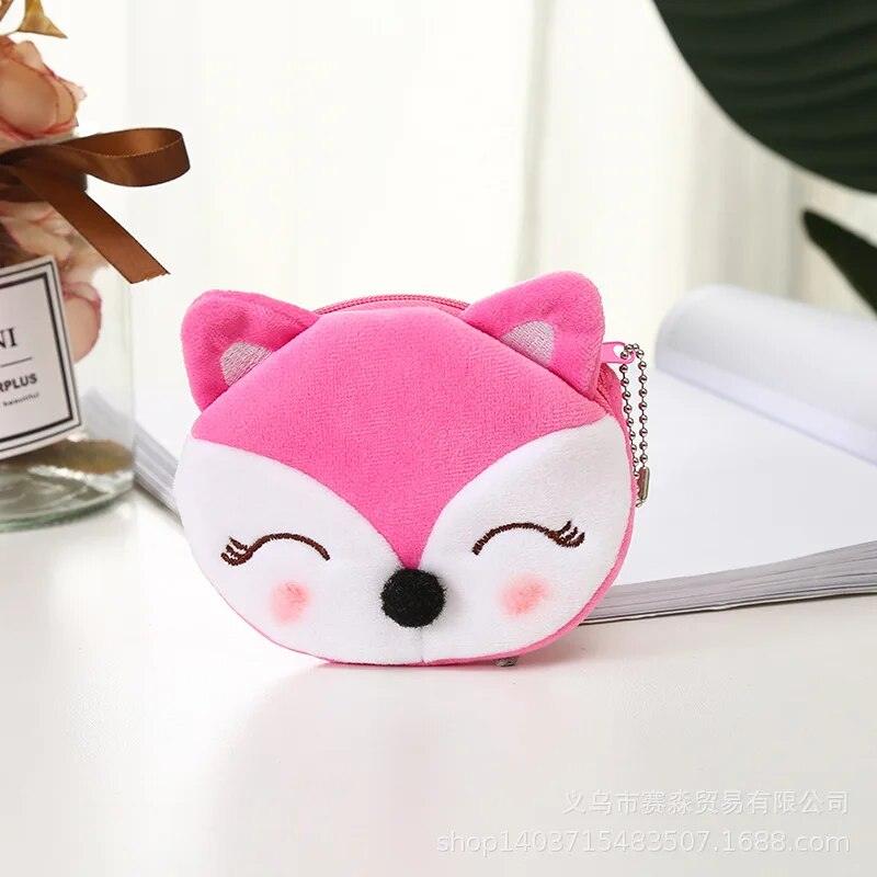 1 Pcs Cute Plush Purse for Coins Pencil Toys Bag Cartoon Women Coin Purse Mini Fruit Bag For USB Key Wallet - Brand My Case