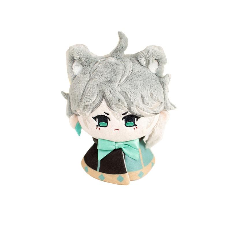 10-12cm Genshin Impact Plush Pendant Keychain Cosplay Venti Albedo Xiao Raiden Shogun Tartaglia Kazuha Doll Toy Beadchain Gift - Brand My Case