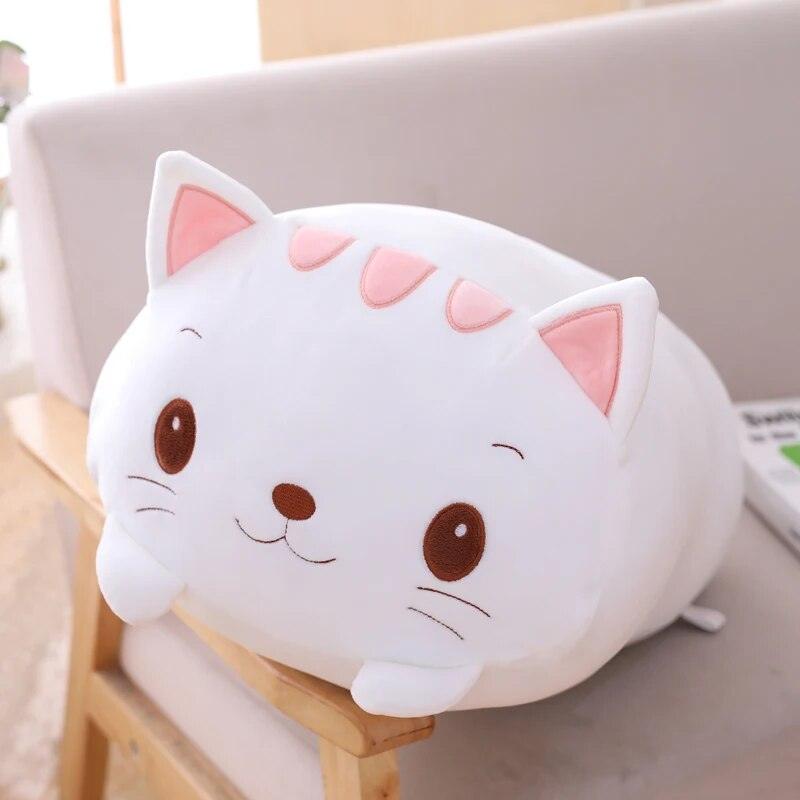 10-25CM Lovely Cartoon Cat Dolls Stuffed Soft Animal Kitten Plush Pillow Toys Kawaii White Black Cat Gift for Children Girls - Brand My Case