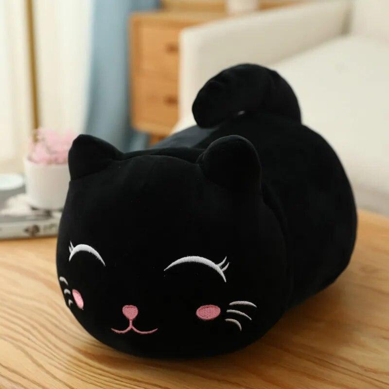 10-25CM Lovely Cartoon Cat Dolls Stuffed Soft Animal Kitten Plush Pillow Toys Kawaii White Black Cat Gift for Children Girls - Brand My Case