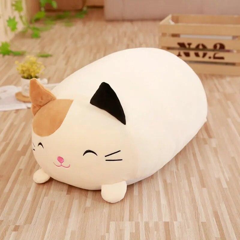 10-25CM Lovely Cartoon Cat Dolls Stuffed Soft Animal Kitten Plush Pillow Toys Kawaii White Black Cat Gift for Children Girls - Brand My Case