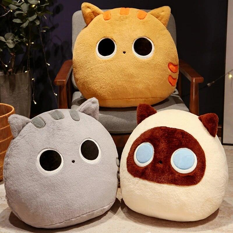 10-25CM Lovely Cartoon Cat Dolls Stuffed Soft Animal Kitten Plush Pillow Toys Kawaii White Black Cat Gift for Children Girls - Brand My Case