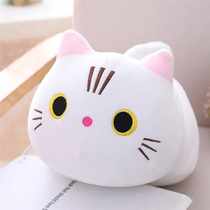 10-25CM Lovely Cartoon Cat Dolls Stuffed Soft Animal Kitten Plush Pillow Toys Kawaii White Black Cat Gift for Children Girls - Brand My Case