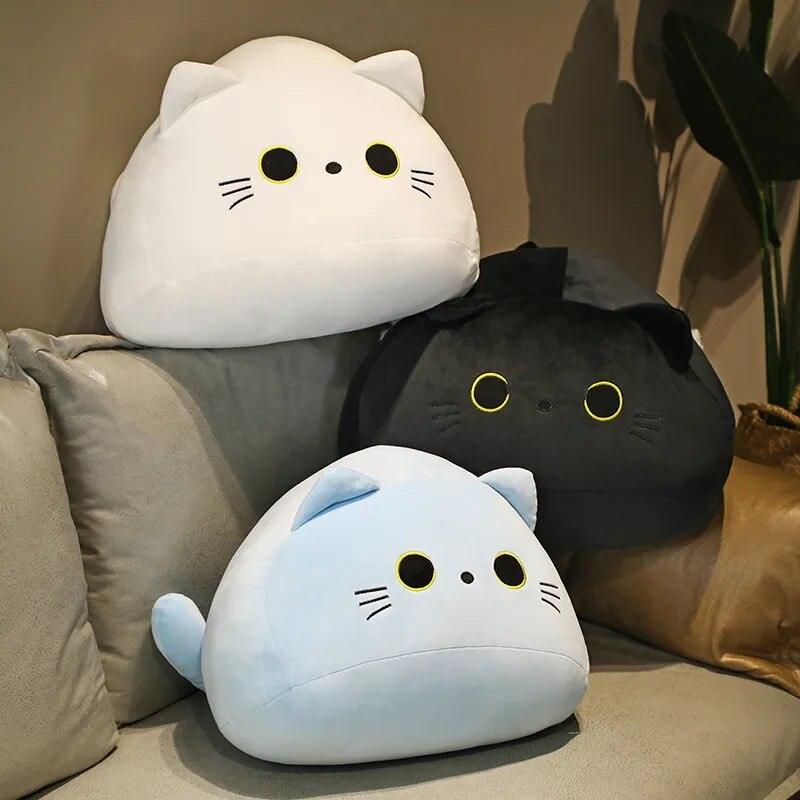 10-25CM Lovely Cartoon Cat Dolls Stuffed Soft Animal Kitten Plush Pillow Toys Kawaii White Black Cat Gift for Children Girls - Brand My Case