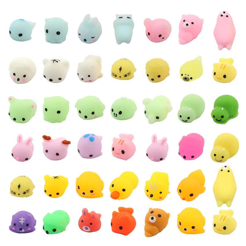 10-300Pcs Random Cute Animals Style Mochi Squishy Toys - Brand My Case