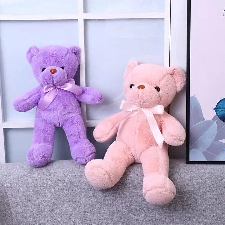 10 Colors 30cm Coloured Bear Plush Toys Stuffed Teddy Bear Soft Bear Wedding Gifts Girl Toy Birthday Gift Brinquedos - Brand My Case