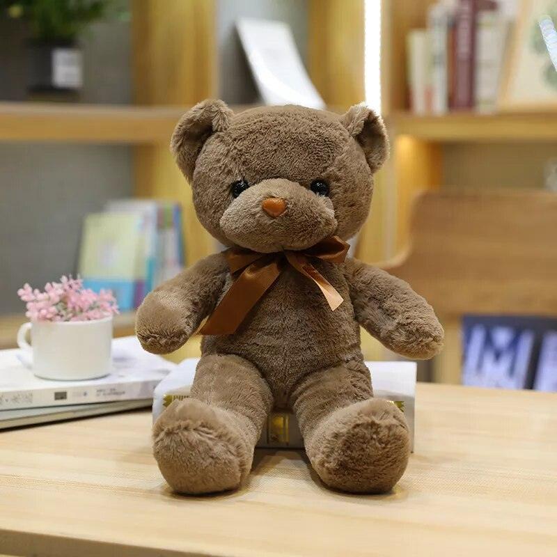 10 Colors 30cm Coloured Bear Plush Toys Stuffed Teddy Bear Soft Bear Wedding Gifts Girl Toy Birthday Gift Brinquedos - Brand My Case