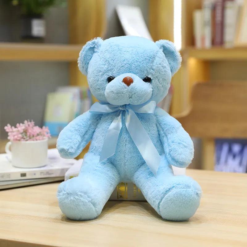 10 Colors 30cm Coloured Bear Plush Toys Stuffed Teddy Bear Soft Bear Wedding Gifts Girl Toy Birthday Gift Brinquedos - Brand My Case