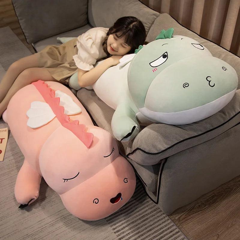 100-140cm Big Size Dinosaur Plush Toys - Soft Stuffed Animals Pillow for Cuddling - Brand My Case