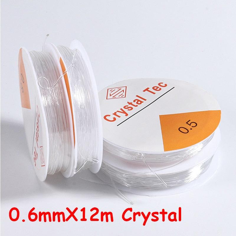 100M Plastic Crystal DIY Beading Stretch Cords Elastic Line Jewelry Making Supply Wire String jeweleri thread String Thread - Brand My Case