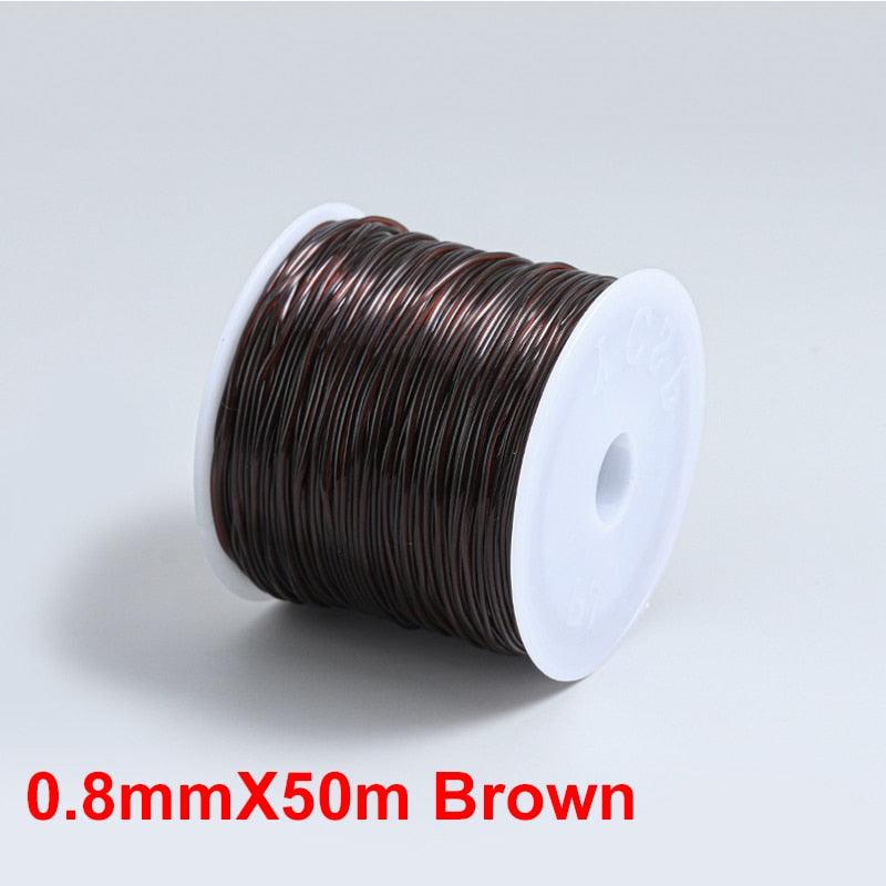 100M Plastic Crystal DIY Beading Stretch Cords Elastic Line Jewelry Making Supply Wire String jeweleri thread String Thread - Brand My Case