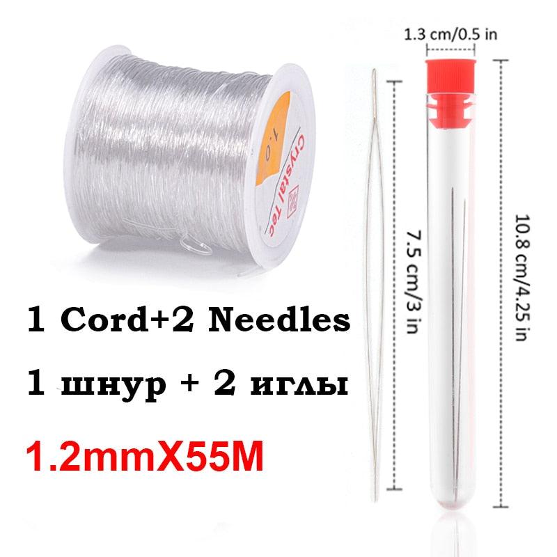 100M Plastic Crystal DIY Beading Stretch Cords Elastic Line Jewelry Making Supply Wire String jeweleri thread String Thread - Brand My Case