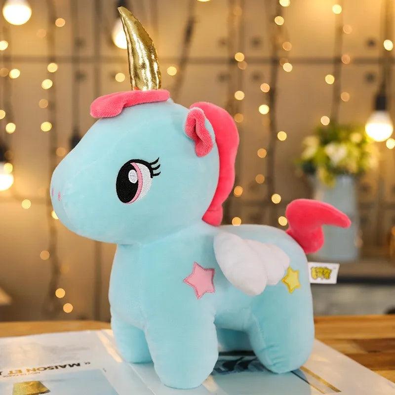 10/20CM Kawaii Unicorn Plush Toy keychain Stuffed Unicornio Animal Dolls Soft Cartoon Toys for Children Girl Kids Birthday Gifts - Brand My Case