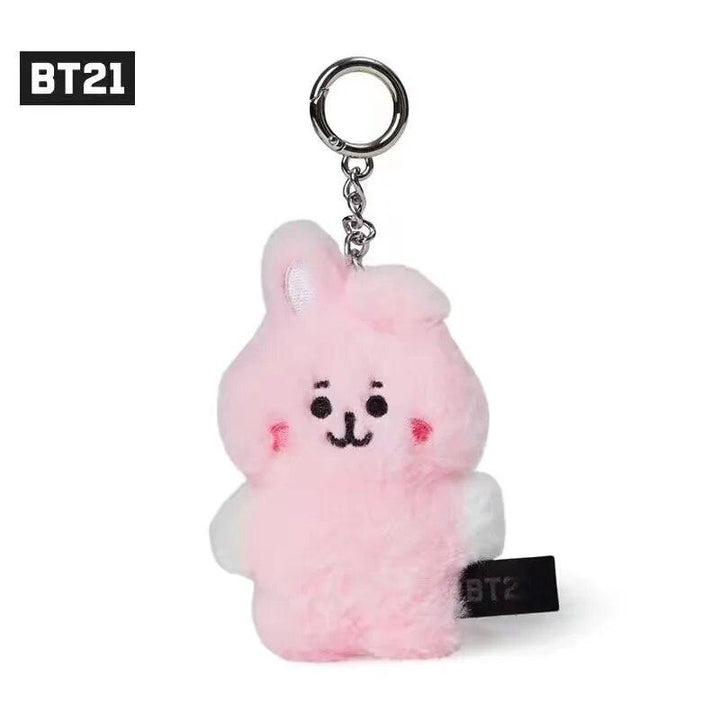 10cm Kawaii Bt21 Chimmy Cooky Shooky Plush Doll Toy Cartoon Mang Koya Heart Plush Bag Pandent Concert Fans Fanchant Gift Toy - Brand My Case