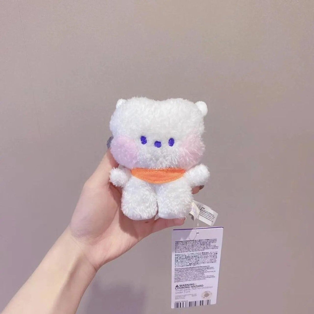 10cm Kawaii Bt21 Chimmy Cooky Shooky Plush Doll Toy Cartoon Mang Koya Heart Plush Bag Pandent Concert Fans Fanchant Gift Toy - Brand My Case