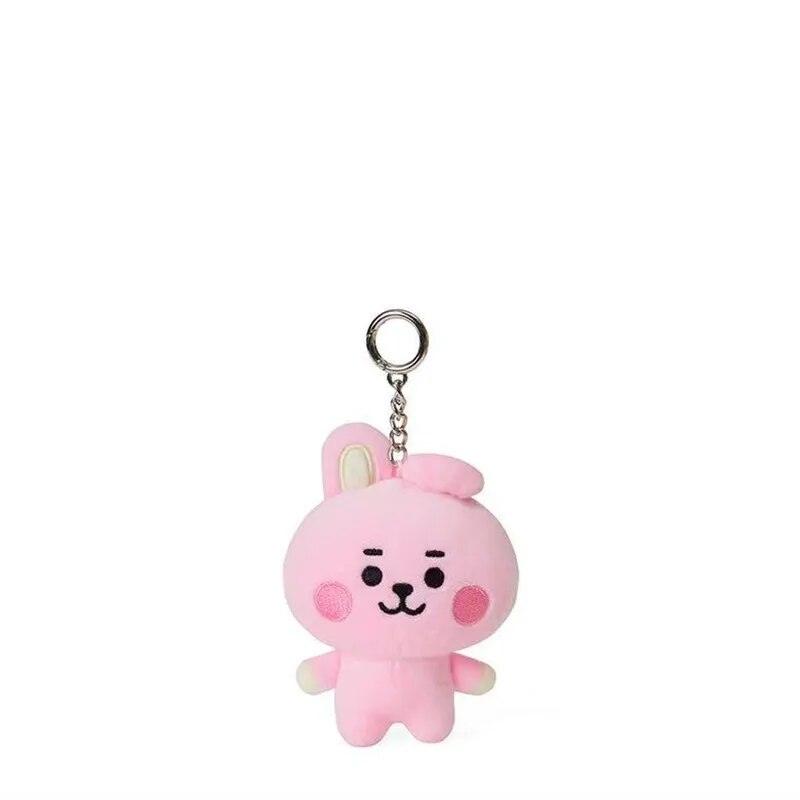 10cm Kawaii Bt21 Chimmy Cooky Shooky Plush Doll Toy Cartoon Mang Koya Heart Plush Bag Pandent Concert Fans Fanchant Gift Toy - Brand My Case