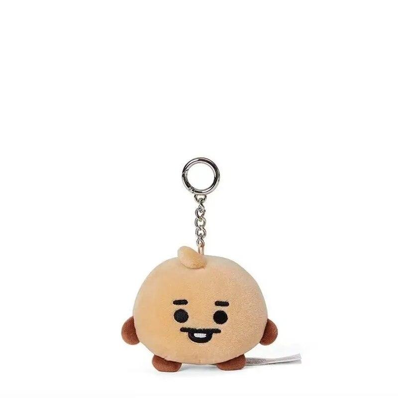 10cm Kawaii Bt21 Chimmy Cooky Shooky Plush Doll Toy Cartoon Mang Koya Heart Plush Bag Pandent Concert Fans Fanchant Gift Toy - Brand My Case