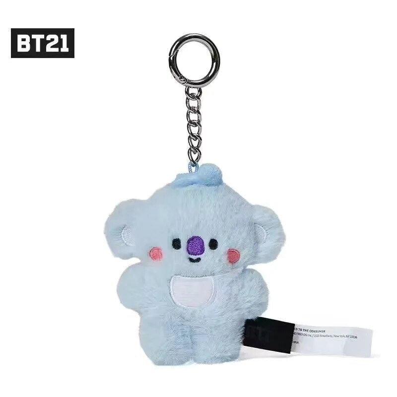 10cm Kawaii Bt21 Chimmy Cooky Shooky Plush Doll Toy Cartoon Mang Koya Heart Plush Bag Pandent Concert Fans Fanchant Gift Toy - Brand My Case