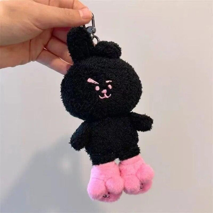 10cm Kawaii Bt21 Chimmy Cooky Shooky Plush Doll Toy Cartoon Mang Koya Heart Plush Bag Pandent Concert Fans Fanchant Gift Toy - Brand My Case