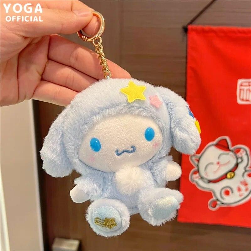 10cm Sanrios Cartoon Kawaii My Melody Kuromi Cinnamoroll Kt Cat Purin Dog Plush Toy Anime Stuffed Cute Plushie Pendant Doll Toys - Brand My Case