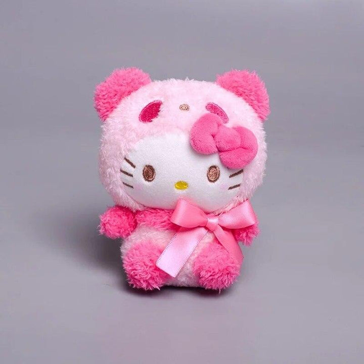 10cm Sanrios Cartoon Kawaii My Melody Kuromi Cinnamoroll Kt Cat Purin Dog Plush Toy Anime Stuffed Cute Plushie Pendant Doll Toys - Brand My Case