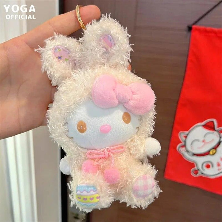 10cm Sanrios Cartoon Kawaii My Melody Kuromi Cinnamoroll Kt Cat Purin Dog Plush Toy Anime Stuffed Cute Plushie Pendant Doll Toys - Brand My Case