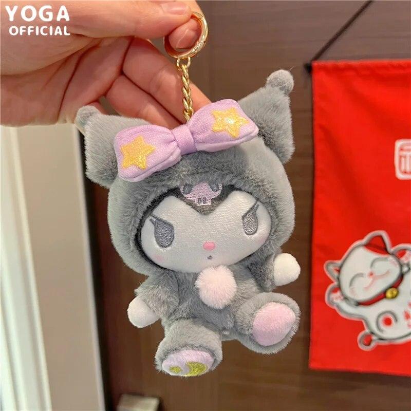 10cm Sanrios Cartoon Kawaii My Melody Kuromi Cinnamoroll Kt Cat Purin Dog Plush Toy Anime Stuffed Cute Plushie Pendant Doll Toys - Brand My Case