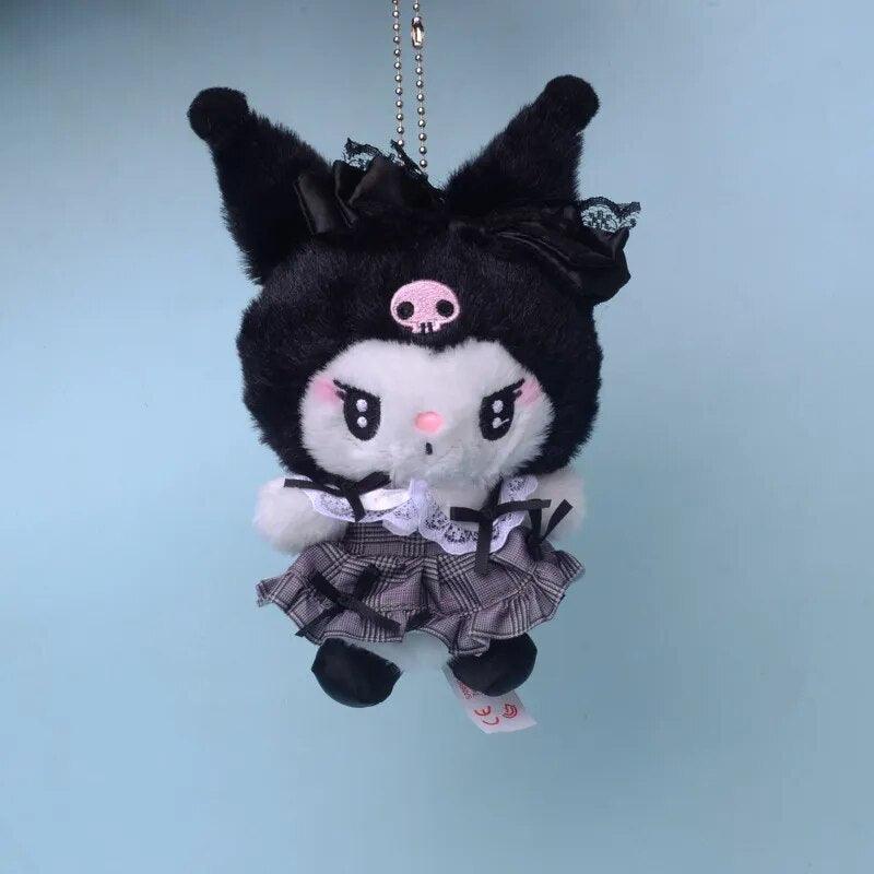 10cm Sanrios Cartoon Kawaii My Melody Kuromi Cinnamoroll Kt Cat Purin Dog Plush Toy Anime Stuffed Cute Plushie Pendant Doll Toys - Brand My Case