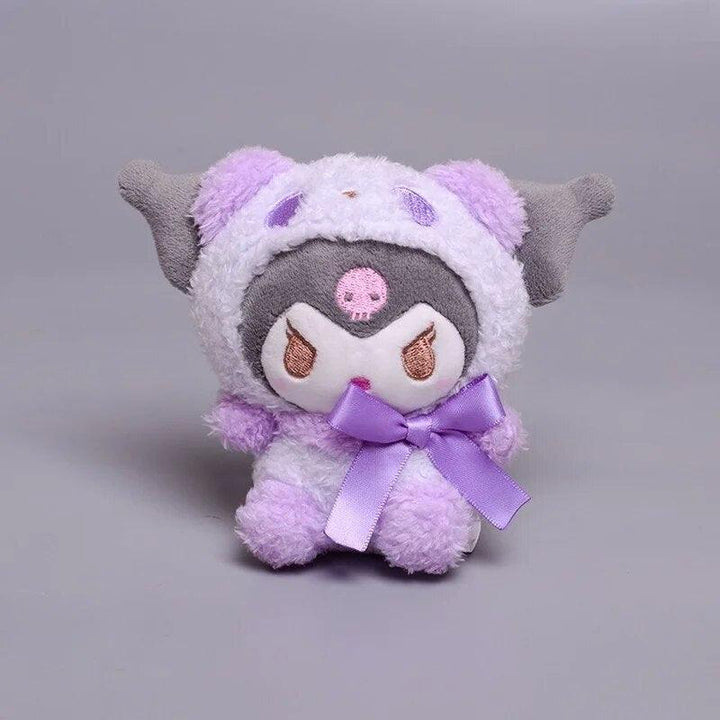 10cm Sanrios Cartoon Kawaii My Melody Kuromi Cinnamoroll Kt Cat Purin Dog Plush Toy Anime Stuffed Cute Plushie Pendant Doll Toys - Brand My Case