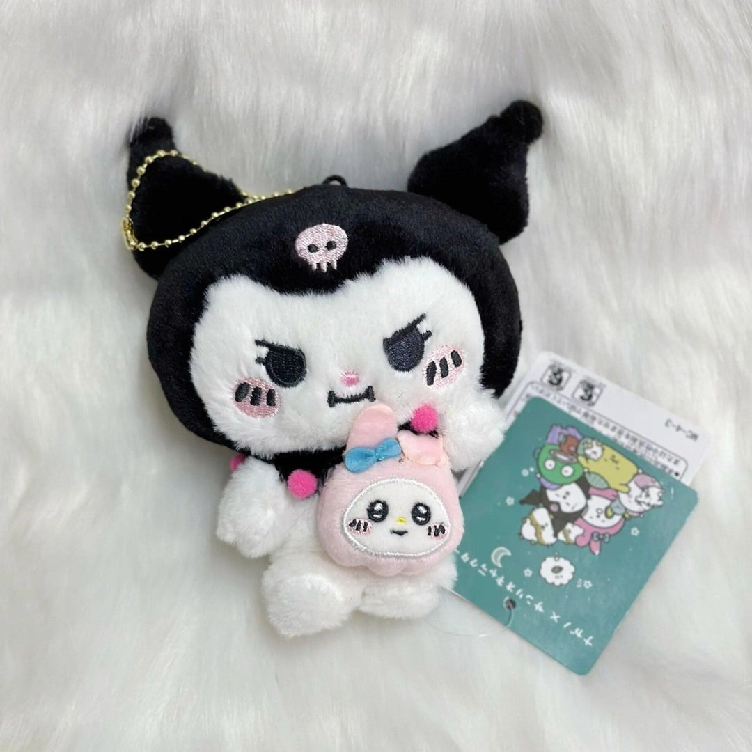 10cm Sanrios Cartoon Kawaii My Melody Kuromi Cinnamoroll Kt Cat Purin Dog Plush Toy Anime Stuffed Cute Plushie Pendant Doll Toys - Brand My Case