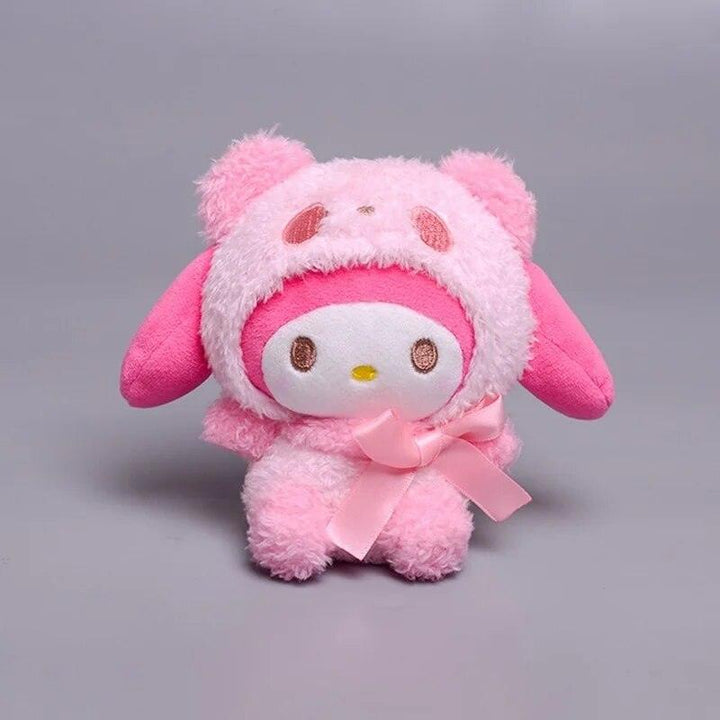 10cm Sanrios Cartoon Kawaii My Melody Kuromi Cinnamoroll Kt Cat Purin Dog Plush Toy Anime Stuffed Cute Plushie Pendant Doll Toys - Brand My Case