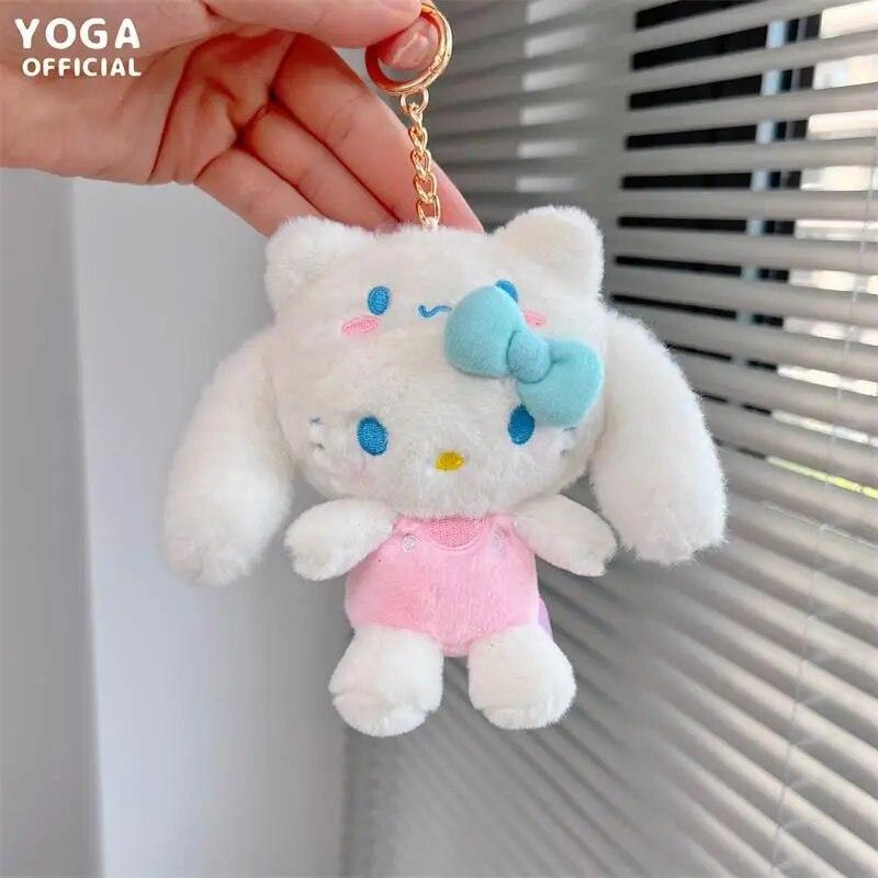 10cm Sanrios Cartoon Kawaii My Melody Kuromi Cinnamoroll Kt Cat Purin Dog Plush Toy Anime Stuffed Cute Plushie Pendant Doll Toys - Brand My Case