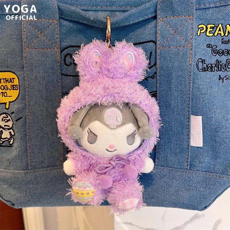 10cm Sanrios Cartoon Kawaii My Melody Kuromi Cinnamoroll Kt Cat Purin Dog Plush Toy Anime Stuffed Cute Plushie Pendant Doll Toys - Brand My Case