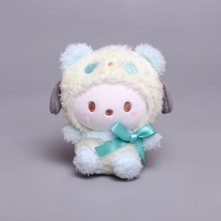 10cm Sanrios Cartoon Kawaii My Melody Kuromi Cinnamoroll Kt Cat Purin Dog Plush Toy Anime Stuffed Cute Plushie Pendant Doll Toys - Brand My Case