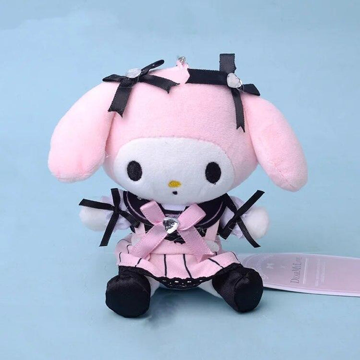 10cm Sanrios Cartoon Kawaii My Melody Kuromi Cinnamoroll Kt Cat Purin Dog Plush Toy Anime Stuffed Cute Plushie Pendant Doll Toys - Brand My Case