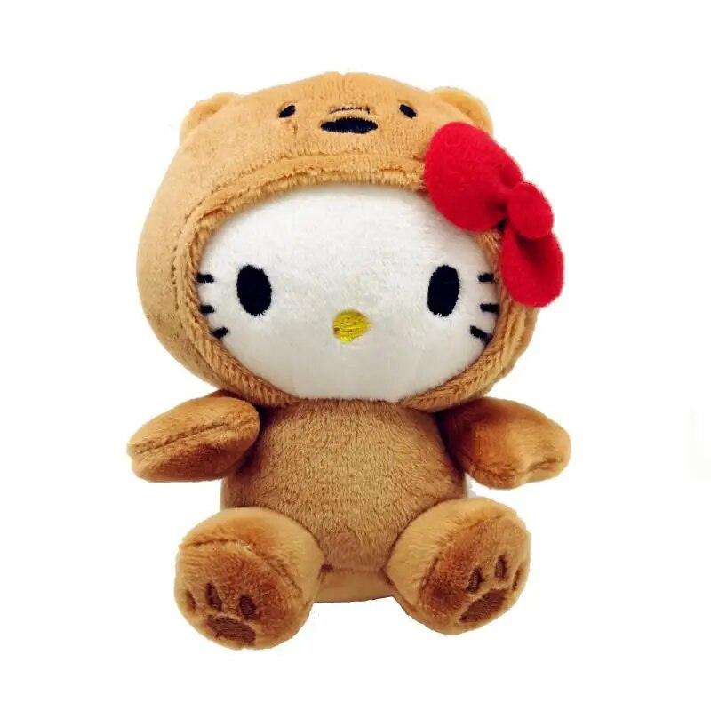 10cm Sanrios Cartoon Kawaii My Melody Kuromi Cinnamoroll Kt Cat Purin Dog Plush Toy Anime Stuffed Cute Plushie Pendant Doll Toys - Brand My Case