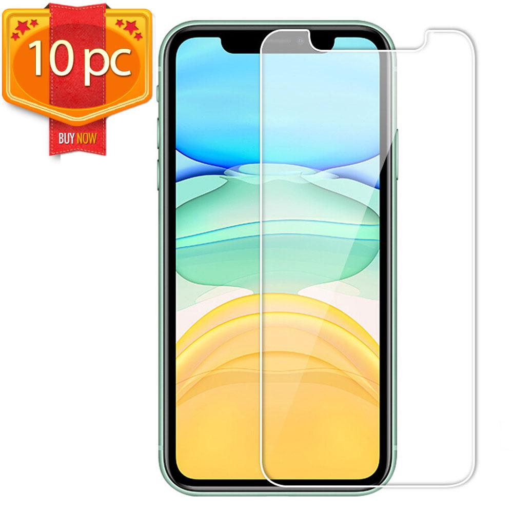 10pc Transparent Tempered Glass Screen Protector for iPhone 12 / - Brand My Case