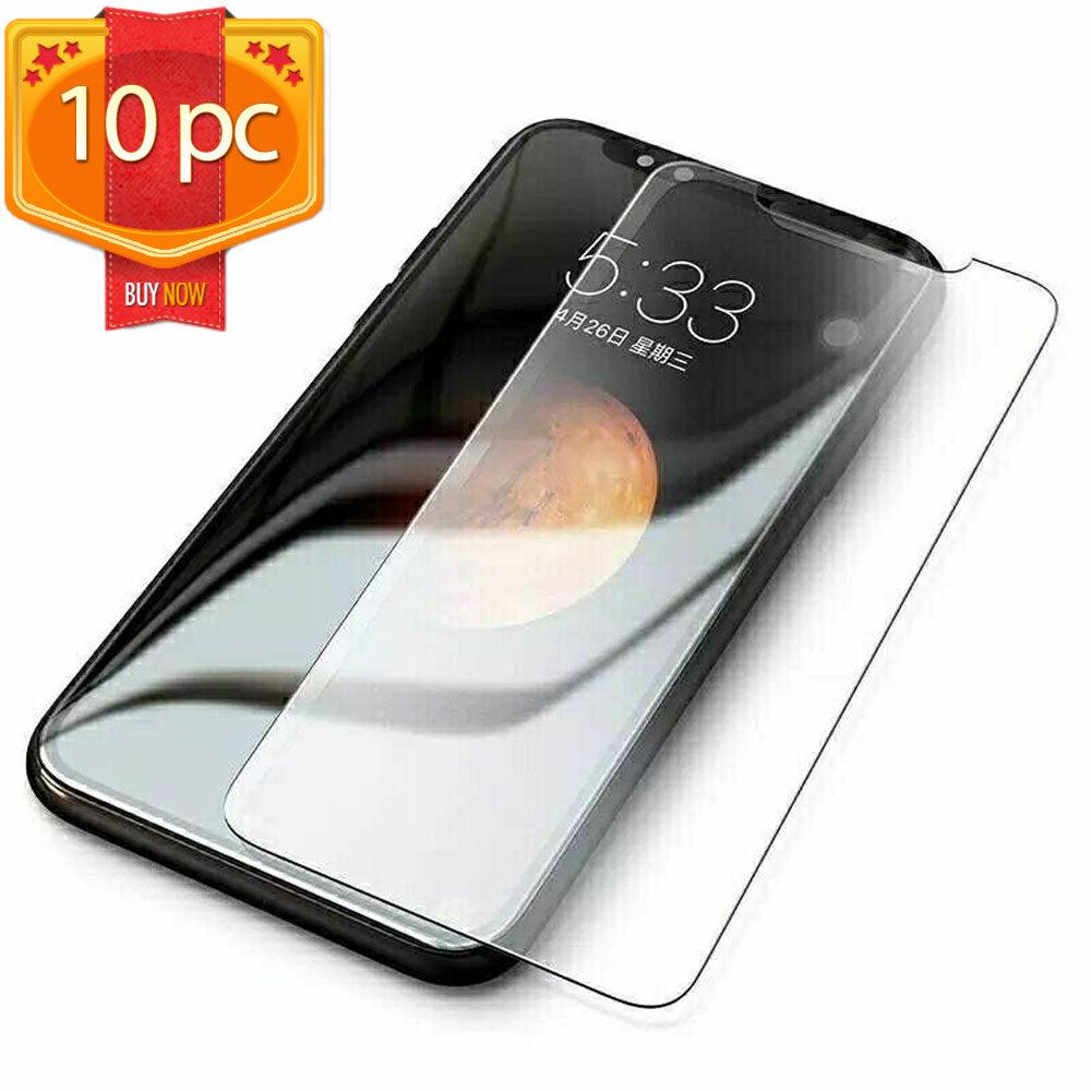 10pc Transparent Tempered Glass Screen Protector for iPhone 12 Mini - Brand My Case