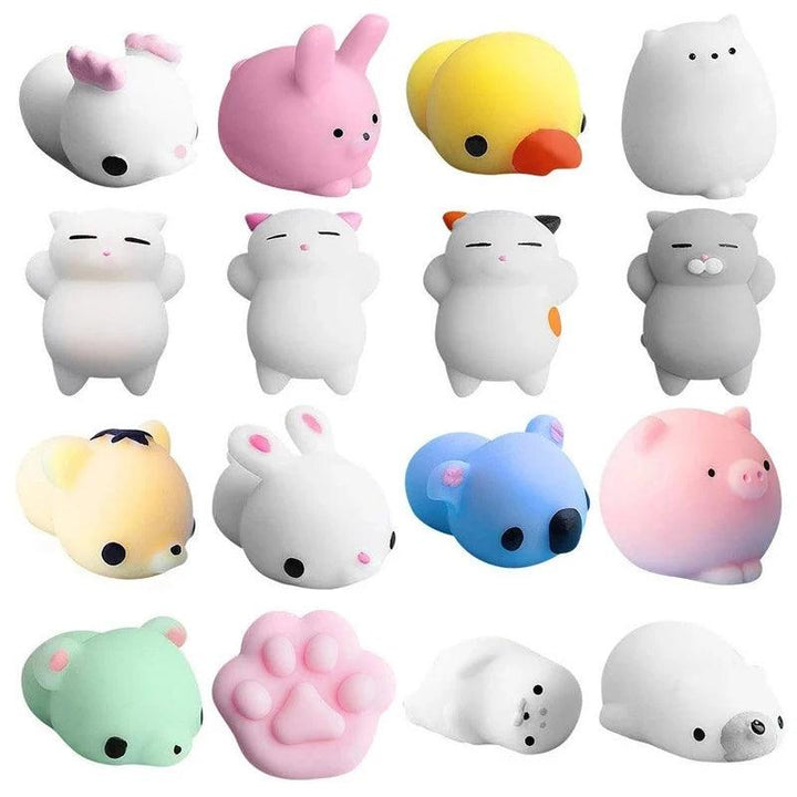 10Pcs Kawaii Mochi Squishy Animals - Brand My Case