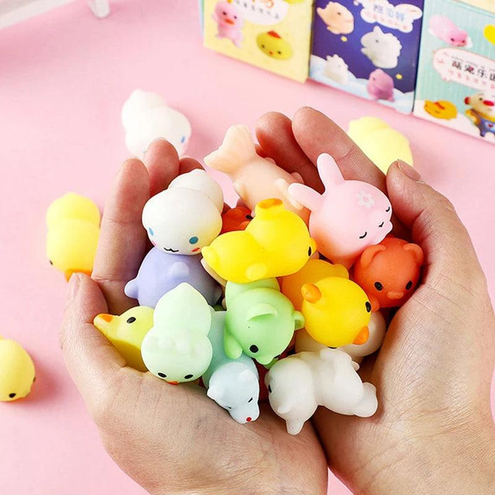 10Pcs Kawaii Mochi Squishy Animals - Brand My Case