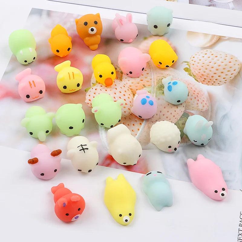 10Pcs Mini Animal Mochi Squishies - Funny Fidget Toy - Brand My Case