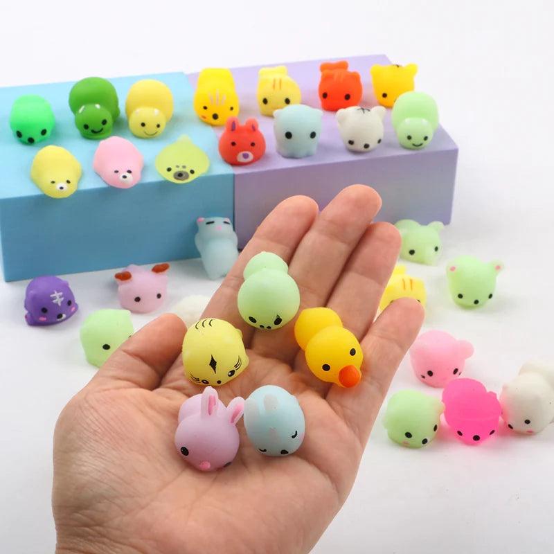 10Pcs Mini Animal Mochi Squishies - Funny Fidget Toy - Brand My Case