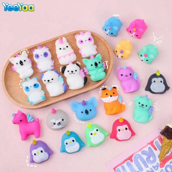 10Pcs Unicorn Animals Cute Mochi Squishy Toys - Brand My Case