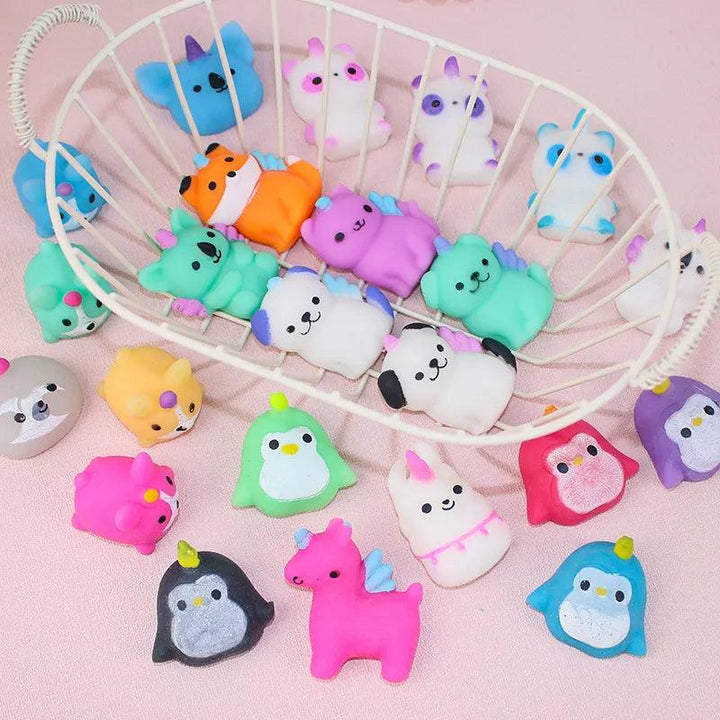 10Pcs Unicorn Animals Cute Mochi Squishy Toys - Brand My Case