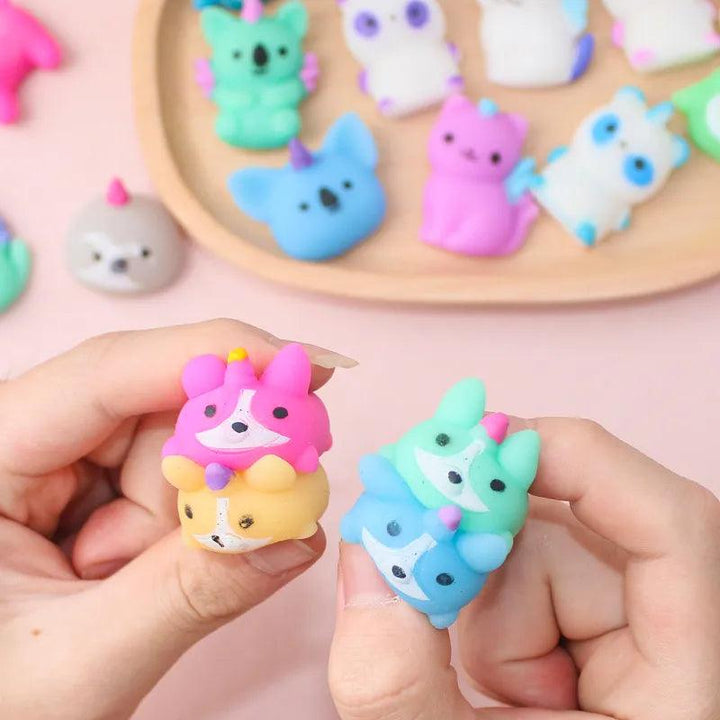 10Pcs Unicorn Animals Cute Mochi Squishy Toys - Brand My Case