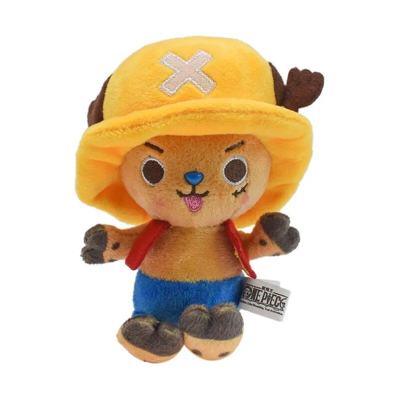 11CM One Piece Kawaii Plush Keychain Toy Tony Chopper Soft Stuffed Plush Dolls Keychain Handbag Ornaments Toys Gift - Brand My Case