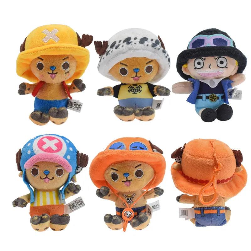 11CM One Piece Kawaii Plush Keychain Toy Tony Chopper Soft Stuffed Plush Dolls Keychain Handbag Ornaments Toys Gift - Brand My Case