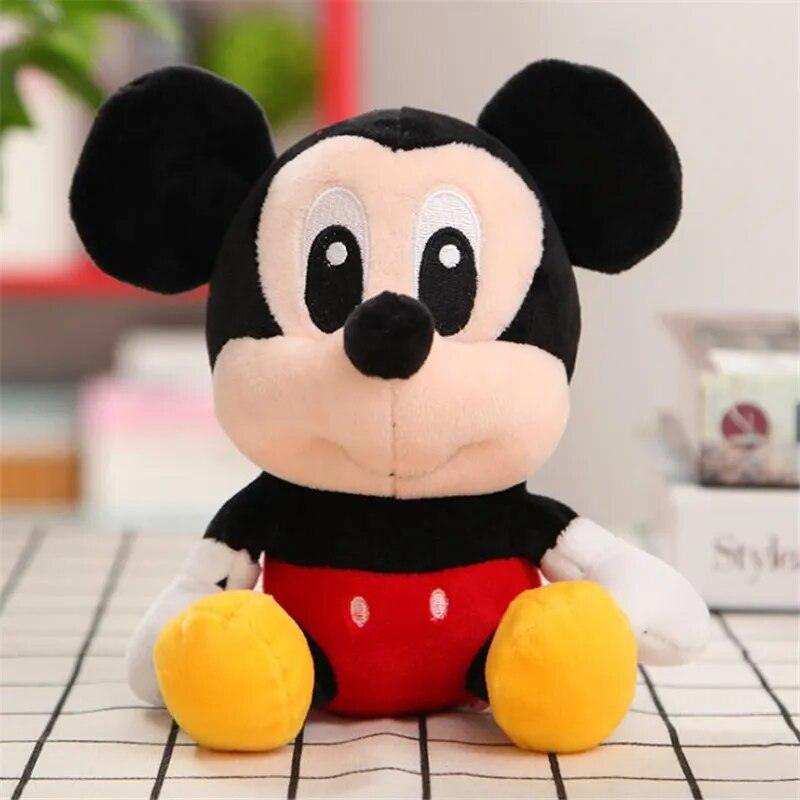 12 -20 CM Disney Mickey Mouse Minnie Stitch Cute Plush Toys Couple Standing Lilo & Stitch Cartoon Stuffed Plush Dolls Toys - Brand My Case